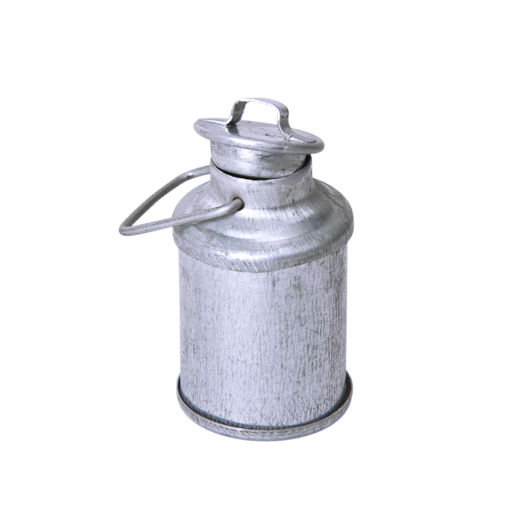 12 й миниатюрный оловянный металлический контейнер для хранения молока с ручкой