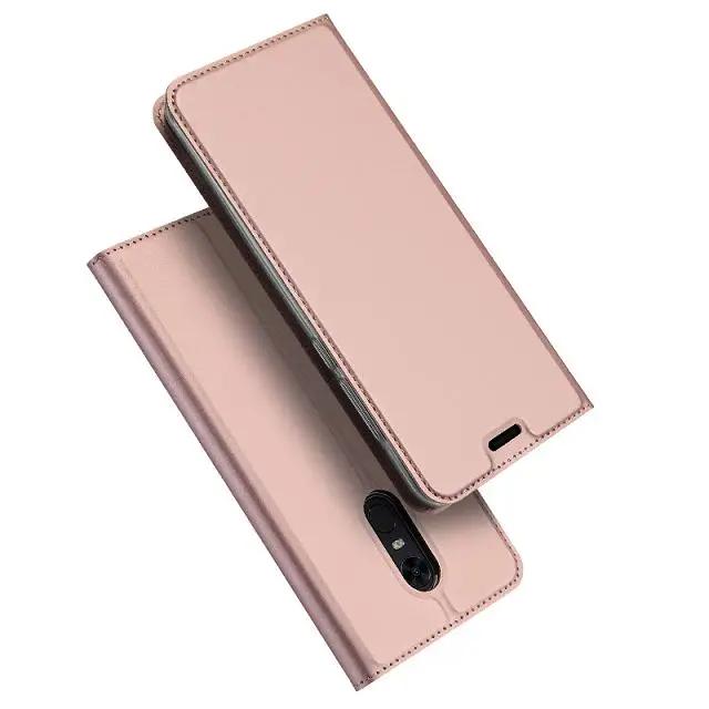 rose gold Кожаный флип-чехол для Xiaomi mi A1 A2 Lite mi 8 SE Max 3 pro Чехол Red mi Note 5 Pro Global Wallet Cover для Red mi 5 Plus 6 6A чехол - Цвет: rose gold