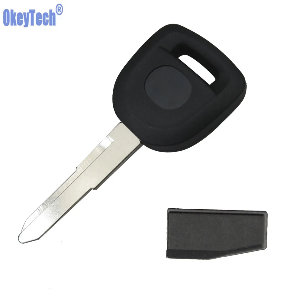 

OkeyTech Transponder Chip Key Cover Fob Uncut Blank Key Blade 4D63 For Mazda M2 3 5 6 CX7 +9 MX5 RX8 Replacement Key Shell