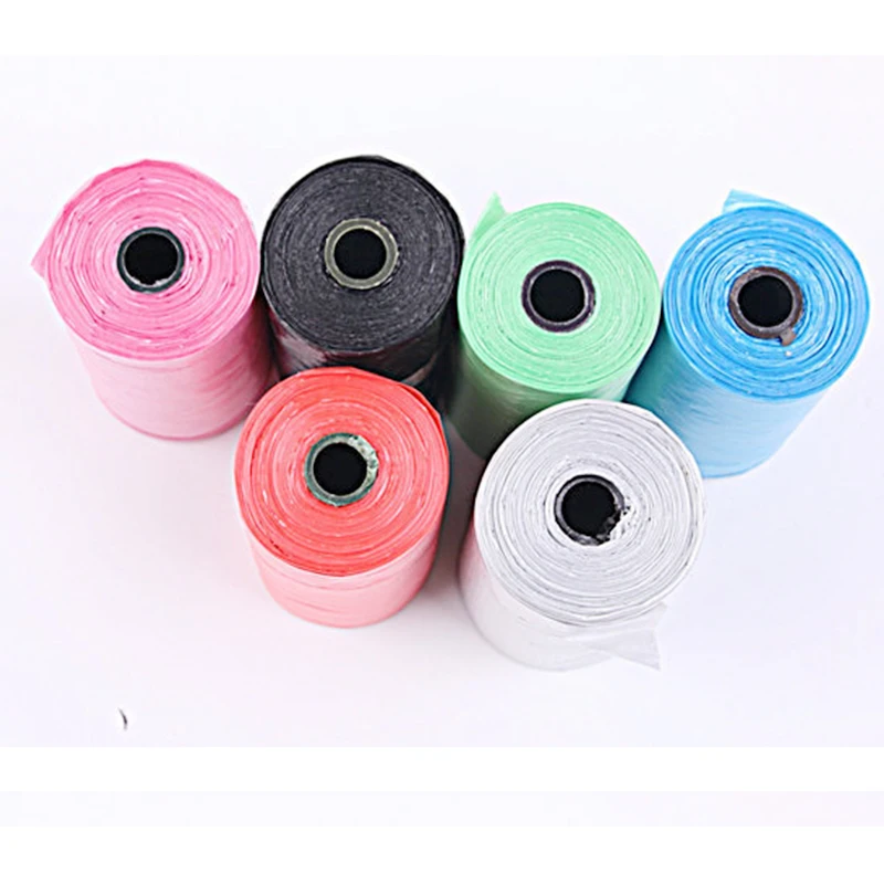 3 Roll 45 Pcs Pet Dog Biodegradable Waste Pooper Scooper Bags on Board Trash garbage clean Supplies Poop | Дом и сад