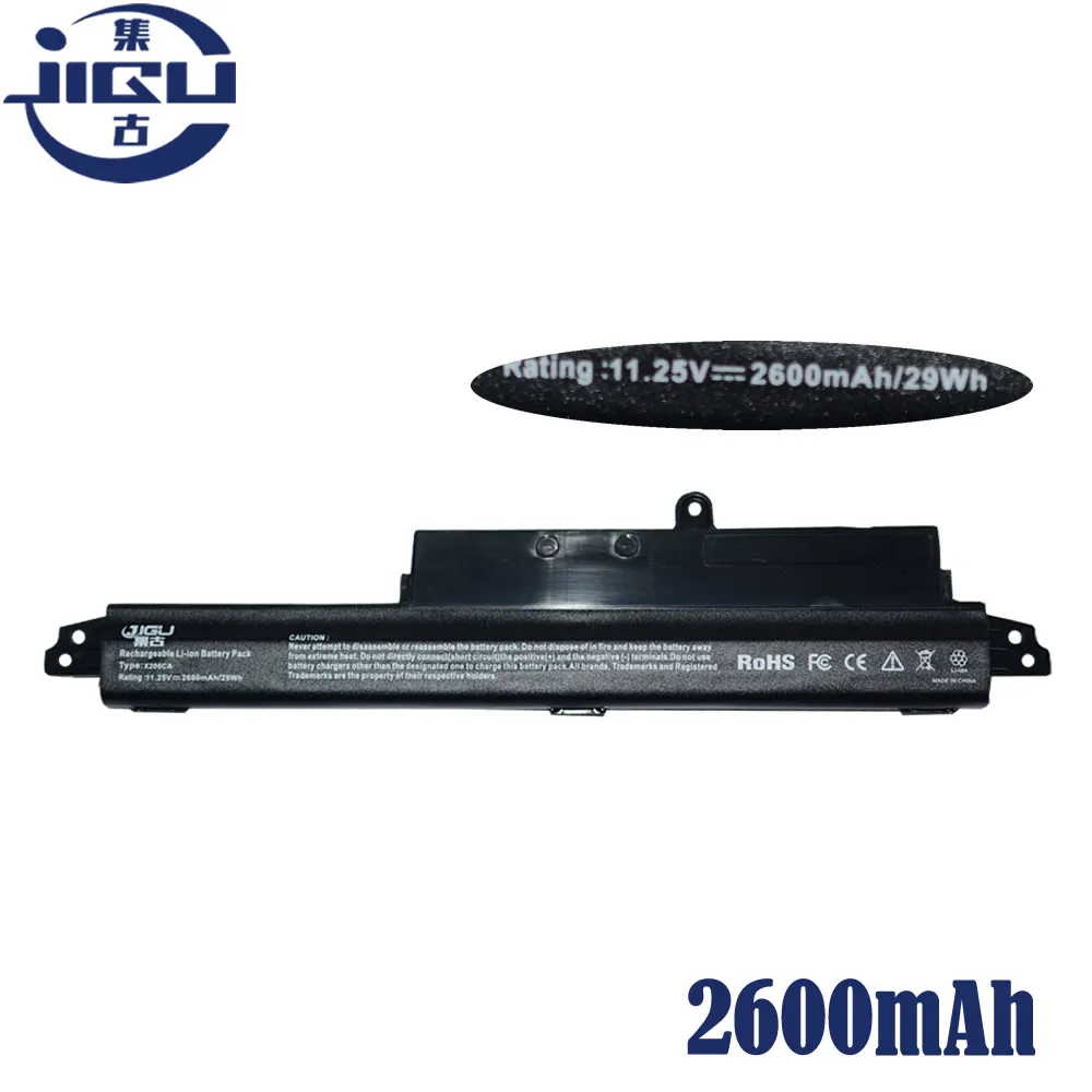JIGU ноутбука Батарея A31LM2H A31LM9H A31LMH2 для ASUS VivoBook F200CA F200M F200MA FX200CA R202CA X200CA