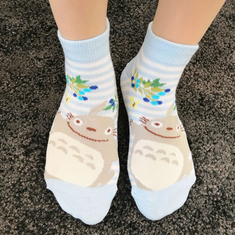 Носки Тоторо kawaii носки по щиколотку harajuku catbus studio ghibli мультипликационные женские