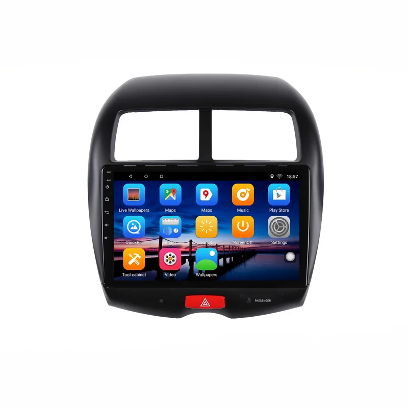 10 "2 + 32G 2.5D IPS Android 8 1 автомобильный DVD мультимедийный плеер GPS для Mitsubishi ASX 2010 2012 2014