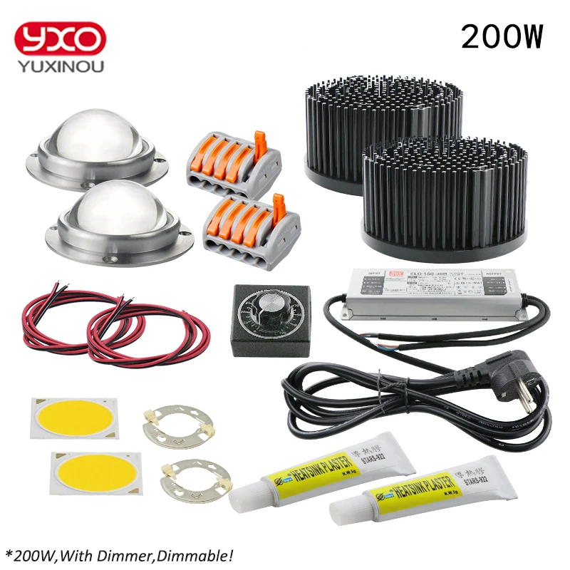 100 Вт 200 300 CREE CXB3590 COB LED Grow Light DIY модуль полный спектр Светодиодная лампа для