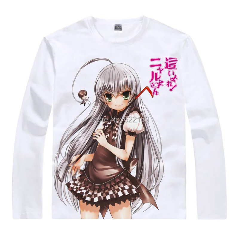 2015 Nyaruko футболка для ползания с любовью костюмы косплея мужские футболки из