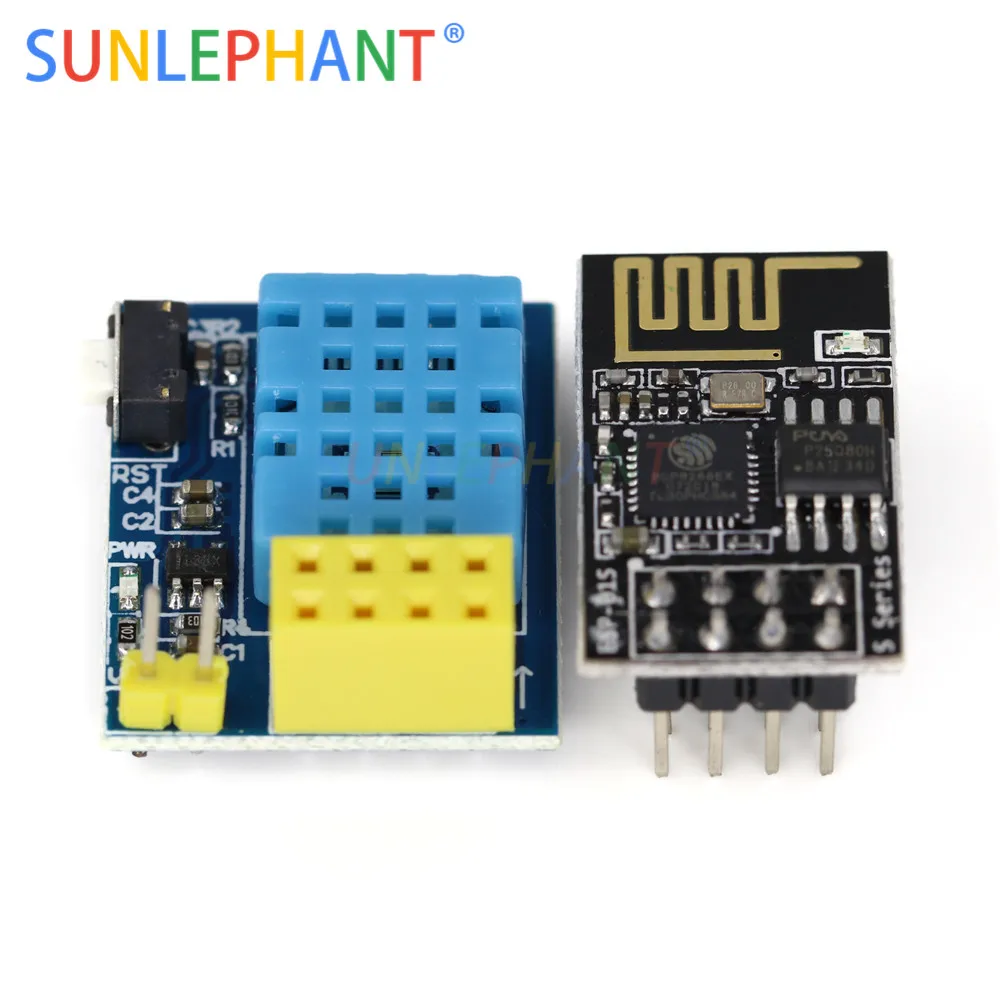 ESP8266 ESP 01 DHT11 модуль датчика температуры и влажности WIFI Smart Home IOT DIY Kit|Интегральные