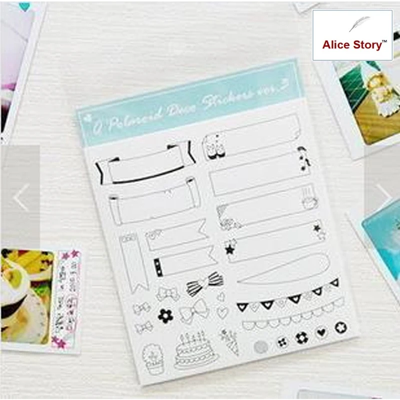 Polaroid Ver.3 дневник записная книжка планировщик наклейки дорожный журнал домашний