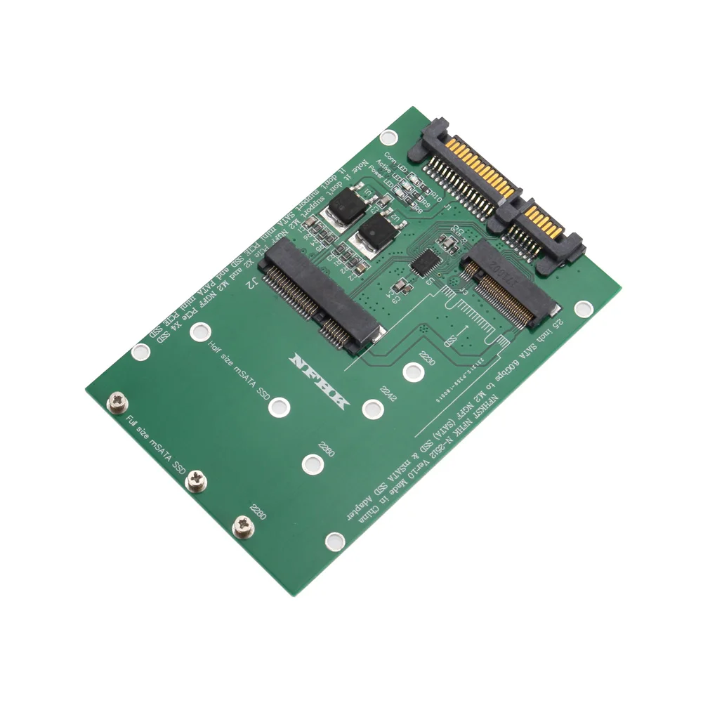 M.2 NGFF SSD на SATA III SATA3 конвертер Msata/NGFF Sata адаптер Поддержка mSATA + HSJ 19| |