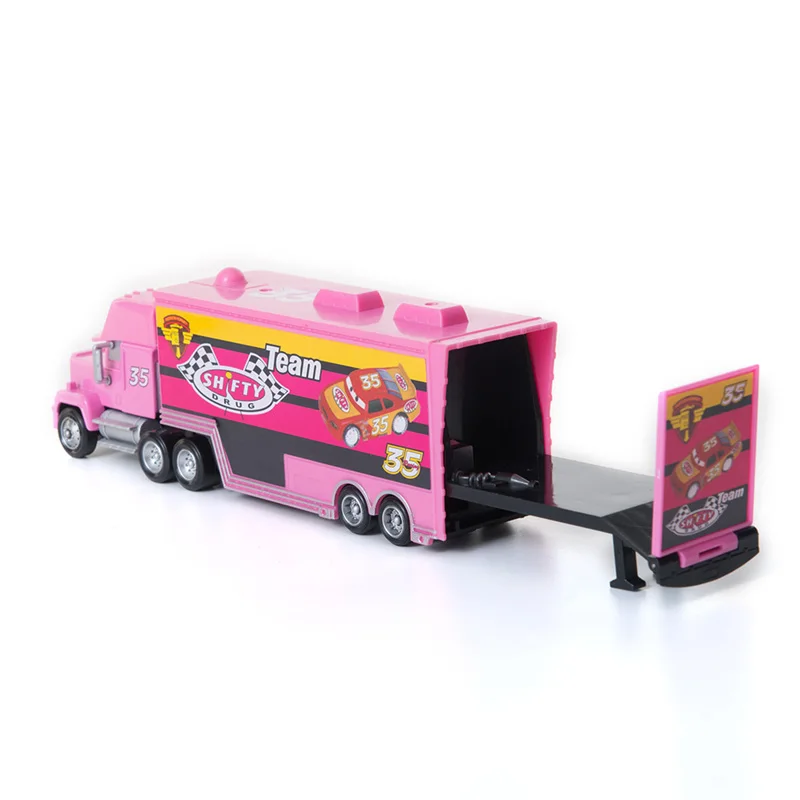 Disney Pixar Cars 2 3 игрушки № 35 грузовик молния McQueen Джексон шторм Рамирез Мак дядюшка 1:55 литой модельный автомобиль игрушка детский подарок