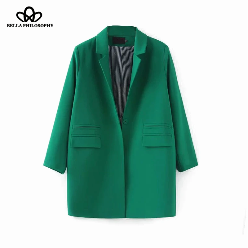 Женская длинная куртка Bella Philosophy с двойными карманами S XXXL верхняя одежда на весну