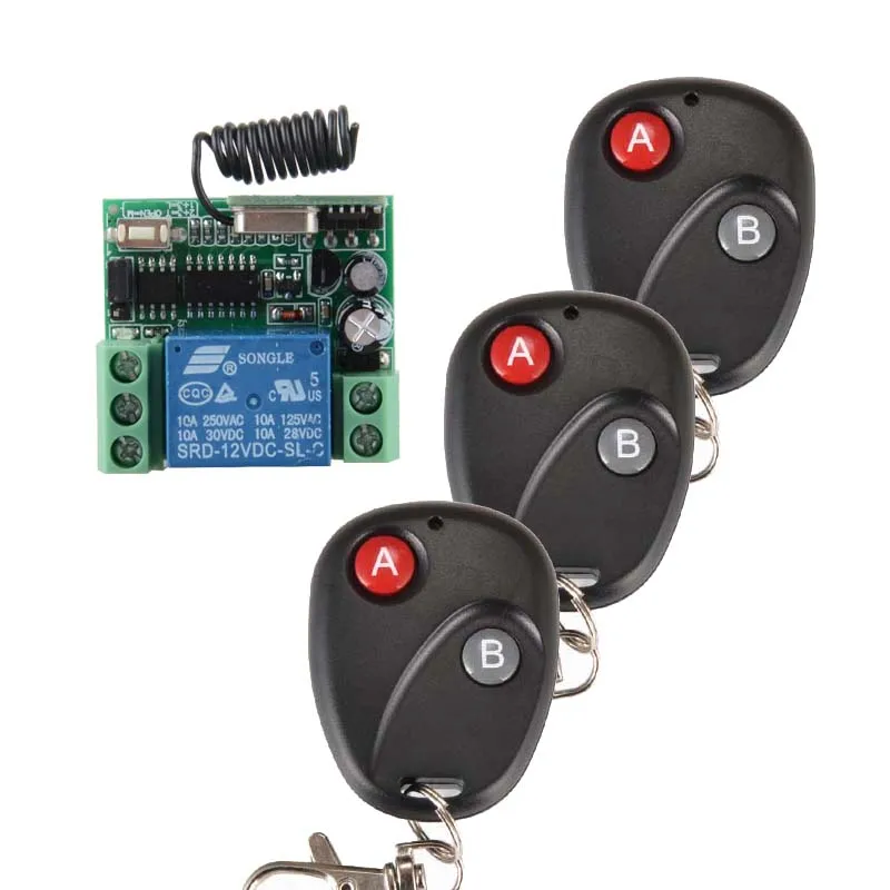 DC12V 1CH RF беспроводной пульт дистанционного управления переключатель освещения