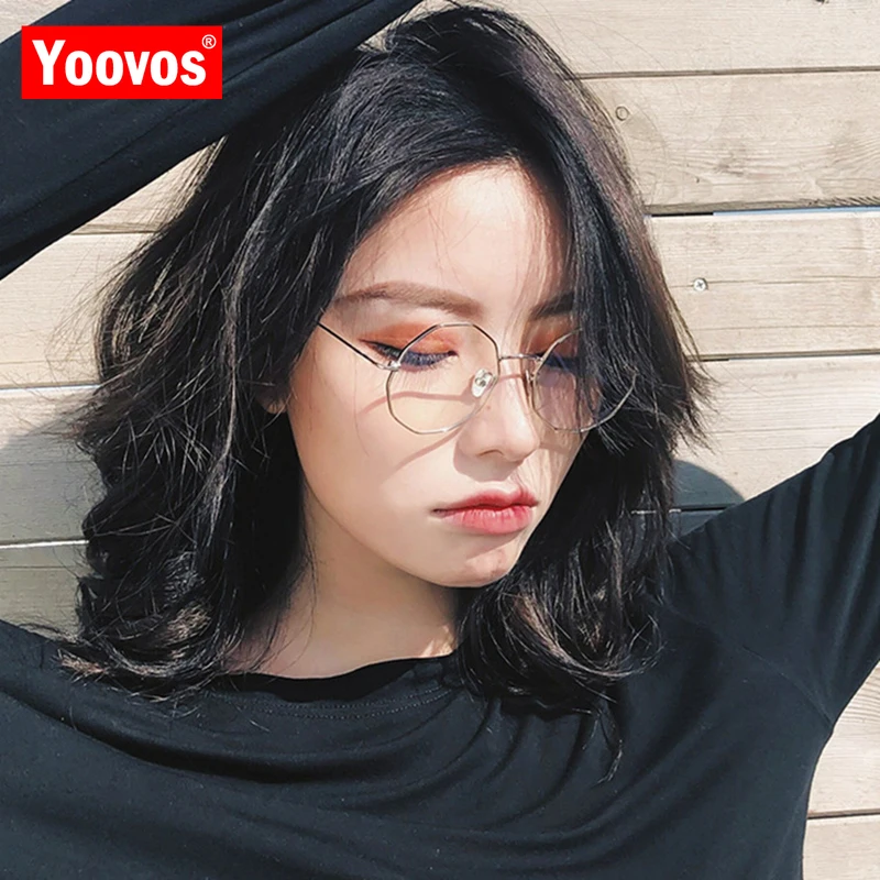 

Yoovos 2021 Fashion Sunglasss Women Classic Vintage Street Beat Transparent Lens Glasses Outdoor Travel Oculos De Sol Feminino