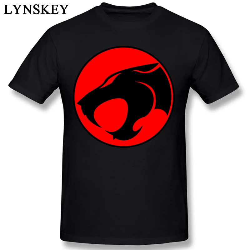 Round Collar Men T Shirt Cotton Fabric Top Tees Fashion Thundercat Printed Short Sleeve Simple Style Black Red Clothing