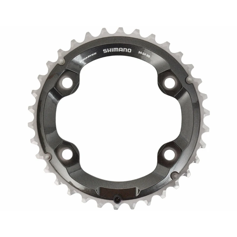 Shimano XT 2 х скоростная передняя Звездочка FC M8000 64BCD 96BCD с 34 24T 36 26т или 38 28Т комбинации