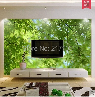 Большие фотообои на заказ современные и закрытые большие обои для гостиной ТВ