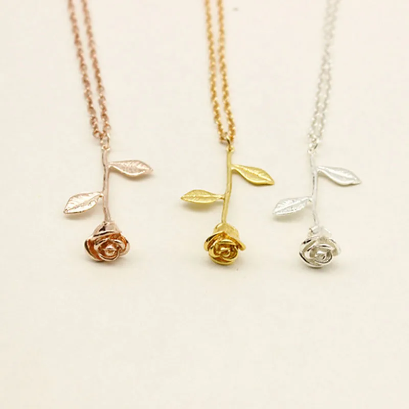 Роскошное Позолоченное колье с подвеской в виде красавицы и чудовища ювелирное