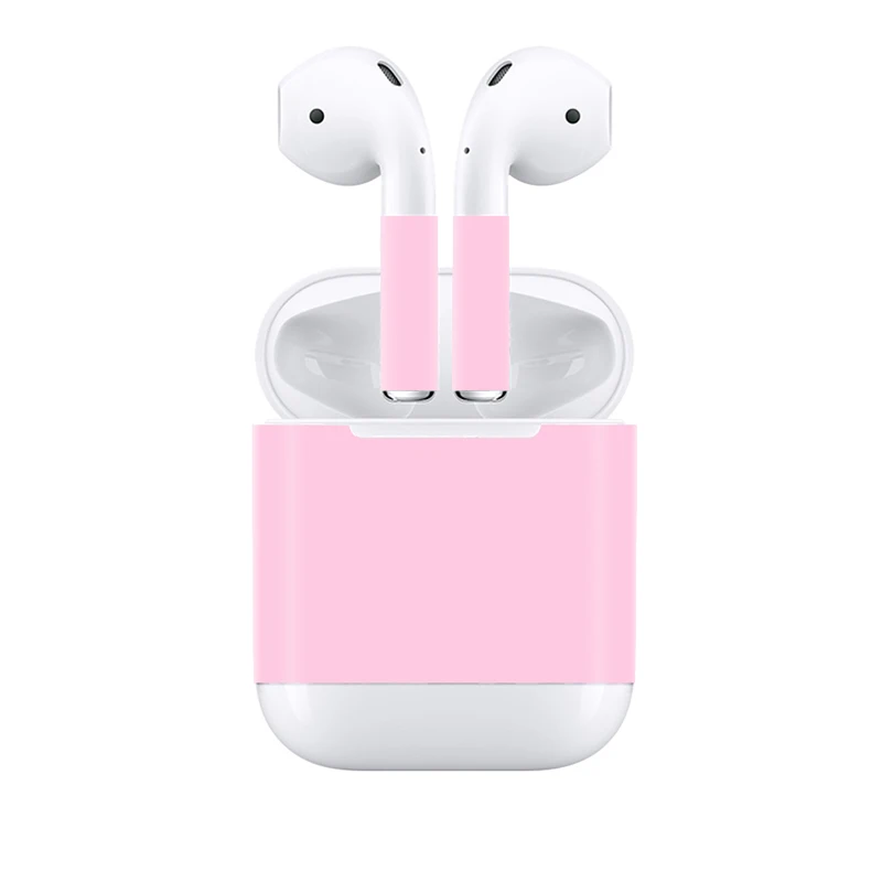 Новейшая наклейка для кожи розового цвета Apple Airpods с практичной ценой и хорошим
