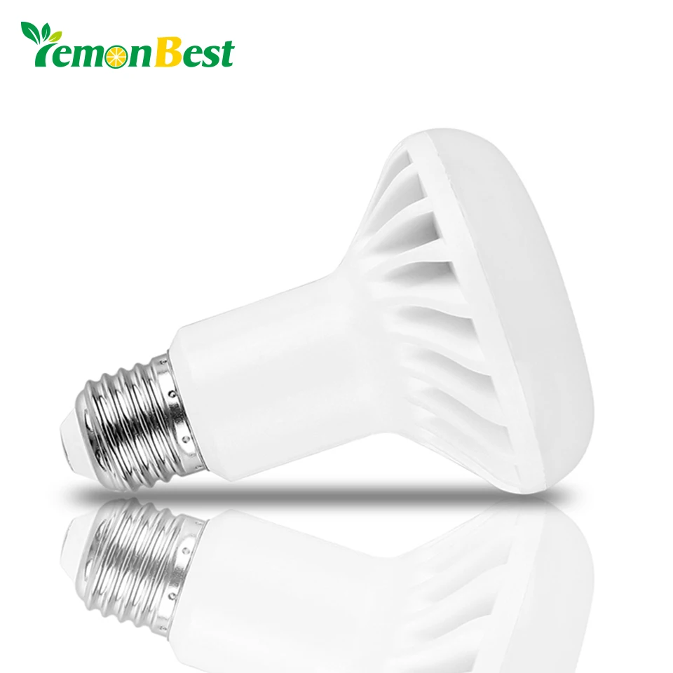 LemonBest E14 E27 светодиодный лампы SMD 5730 R39 R50 R63 R80, 5 Вт, 7 Вт, 9 Вт, 12 Вт Светодиодный точечный светильник AC 220V 110V точечный светильник