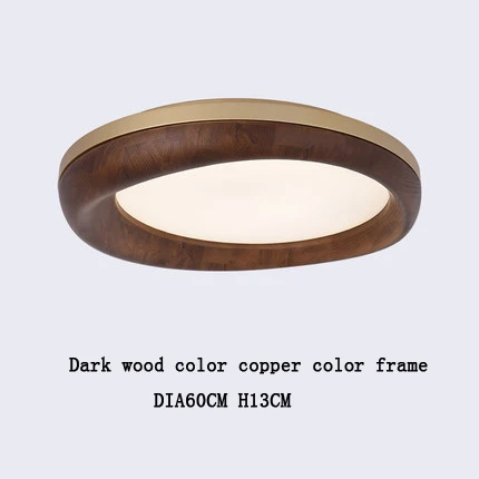 B DIA60cm H13cm Creative hat shape LED ceiling lamps living room chandeliers for the hall modern ceiling lamps - Цвет корпуса: B DIA60cm H13cm