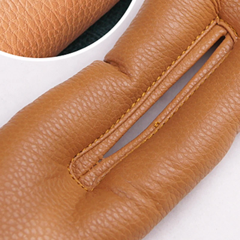 Car Seat Cushion Crevice Gap Stopper PU Leather Leakproof Protector Car Seat Cover Pad In-car Protection leaning Plug