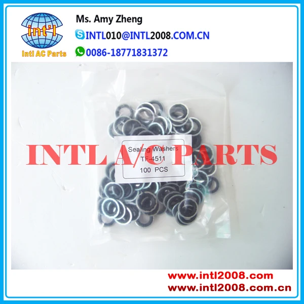 Автоматический компрессор переменного тока a/c Комплект прокладок для шайбы 1 3 мм