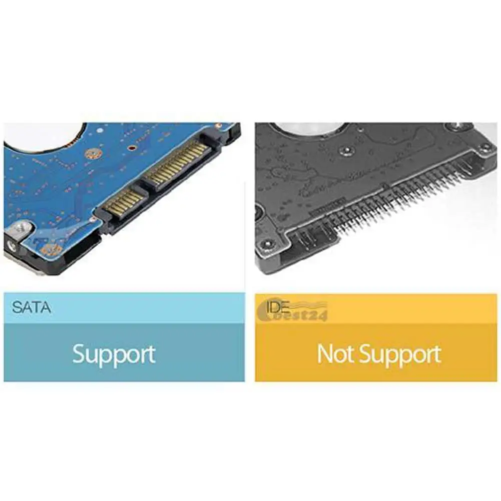 Тонкий портативный USB 2 0 жесткий диск Внешний корпус 5 дюймов SATA HDD мобильный
