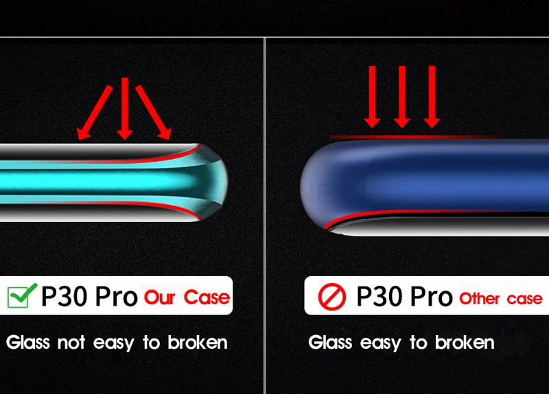Двойной изогнутый 360 чехол на весь корпус для huawei P30 Pro P20 P20Pro P30Pro, магнитный металлический бампер и переднее закаленное стекло