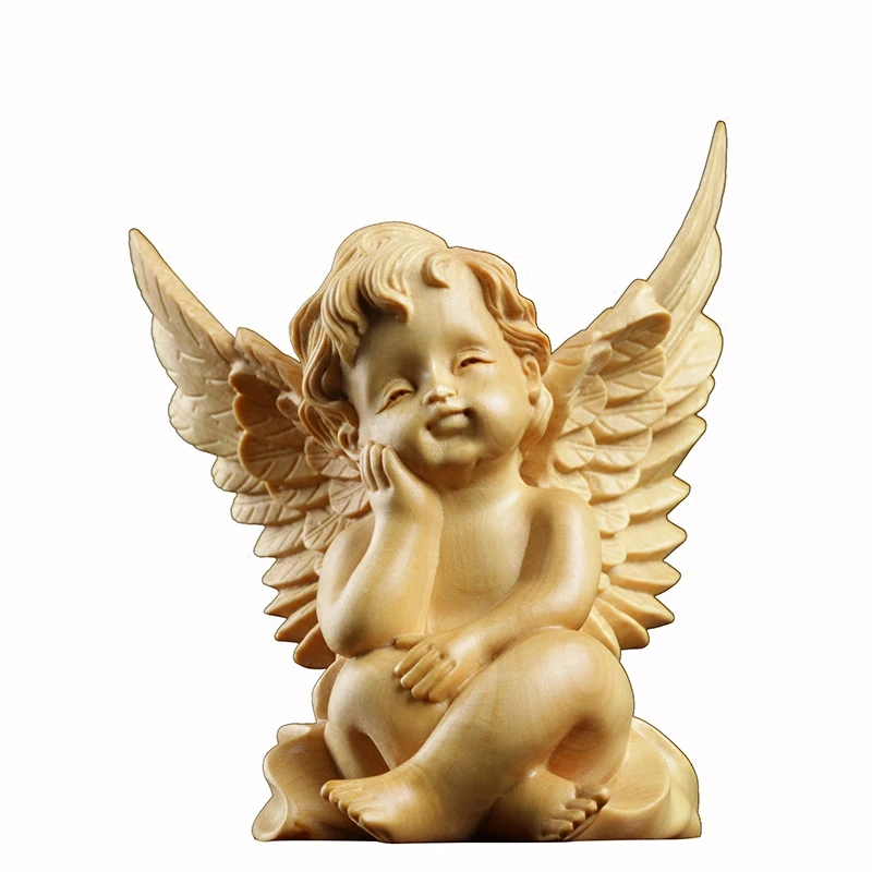 

Kind Angel Figure Wing Statue Cupid Jesus Buddha Statue Decoracion Love Cupid Jesus holy Statues For Decoration R497