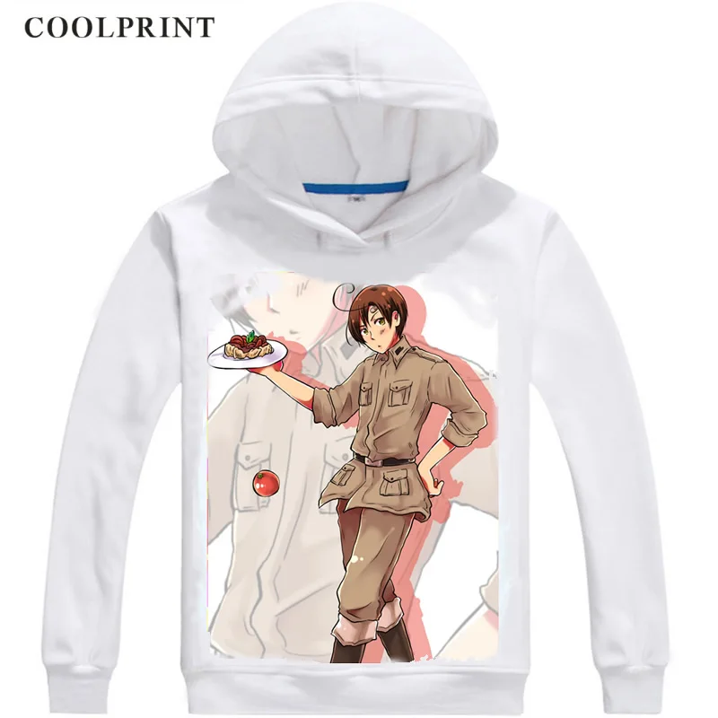 Южная Италия Brothers Lovino Vargas мужские толстовки с капюшоном Axis Powers Hetalia Мужская толстовка уличная Аниме Толстовка с капюшоном с принтом - Цвет: Style 1