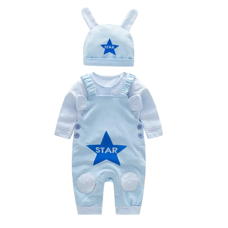 Новые детские комбинезоны на весну и осень Детские комплекты из 3 предметов для