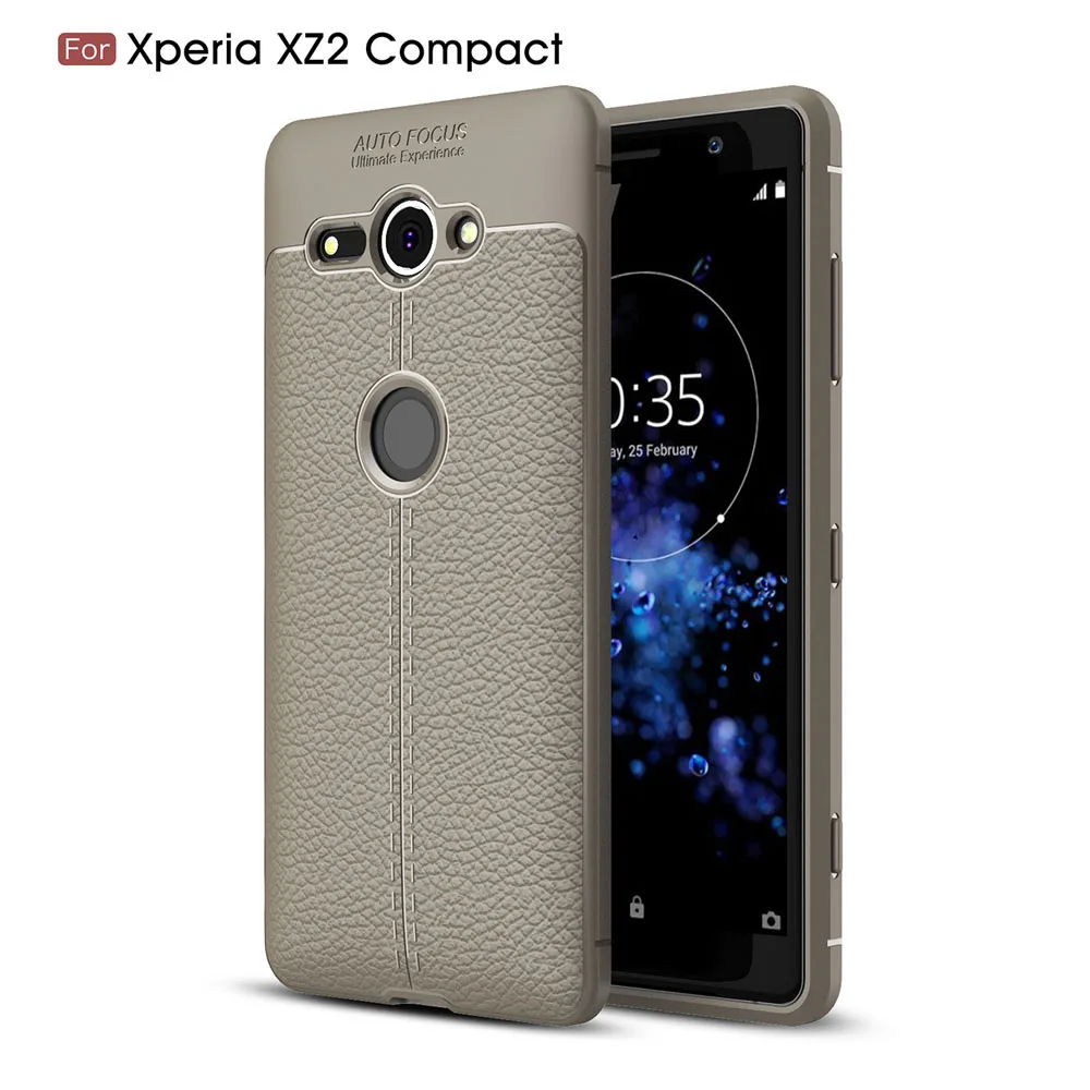 Grey Чехол 5,7 для sony Xperia Xz2 чехол для sony Xperia Xz2 Xz 2 Compact Premium Dual H8216 H8266 H8296 H8324 чехол - Цвет: Grey