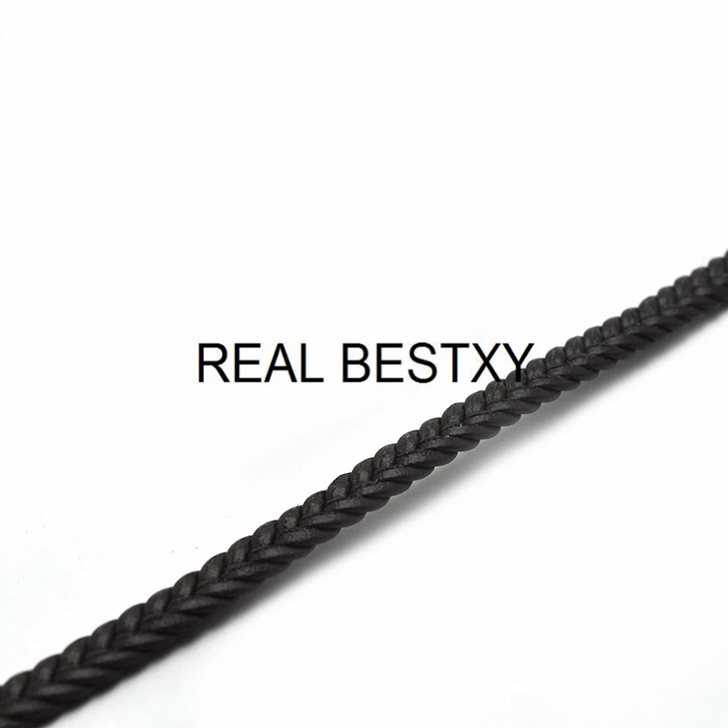 Настоящее BESTXY 1 м/лот 6 1*2 2 мм коричневый плоский плетеный кожаный шнур для