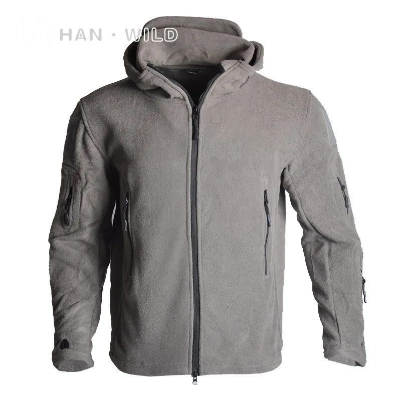 Тактическая зимняя куртка из флиса Мужская Военная уличная спортивная для охоты