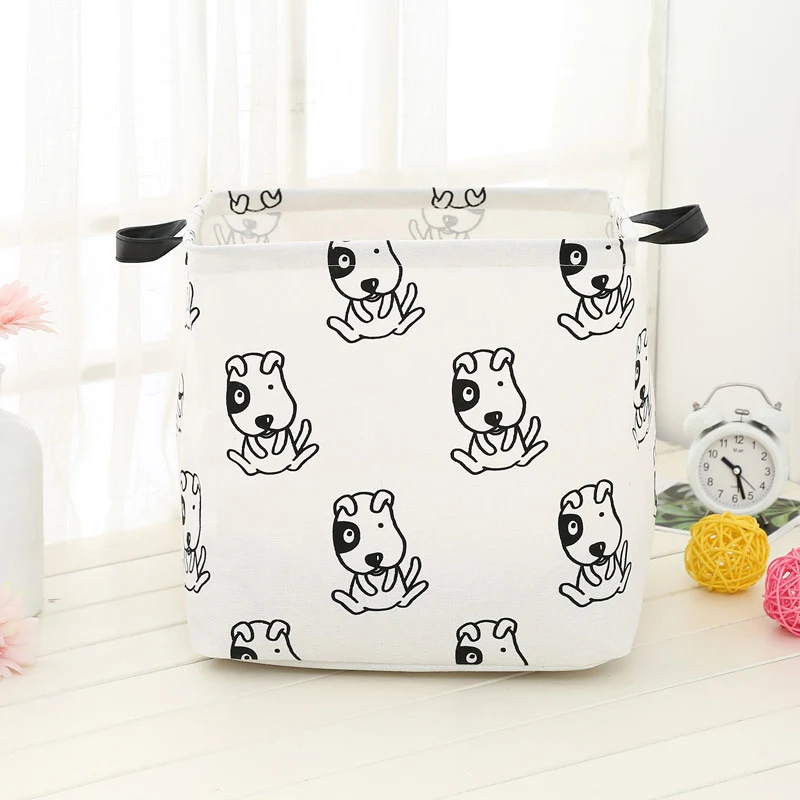 Настольный органайзер для хранения нижнего белья из хлопка и льна|Корзины