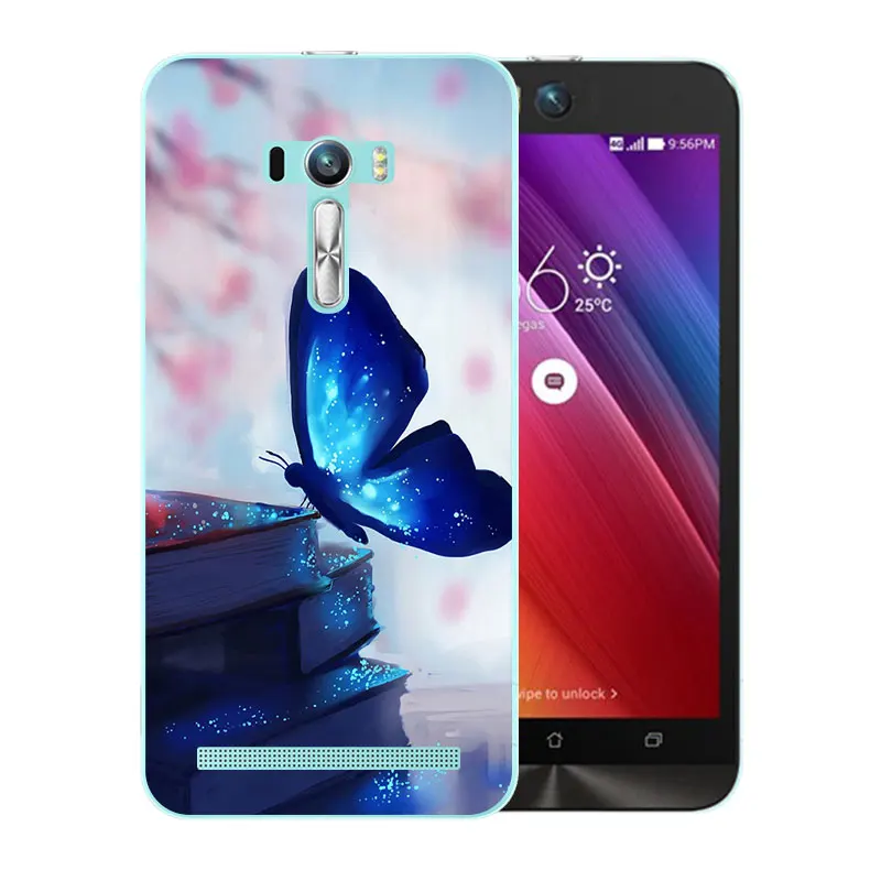 Чехол для телефона 5 дюймов Asus Zenfone Selfie ZD551KL Мягкий силиконовый чехол с рисунком