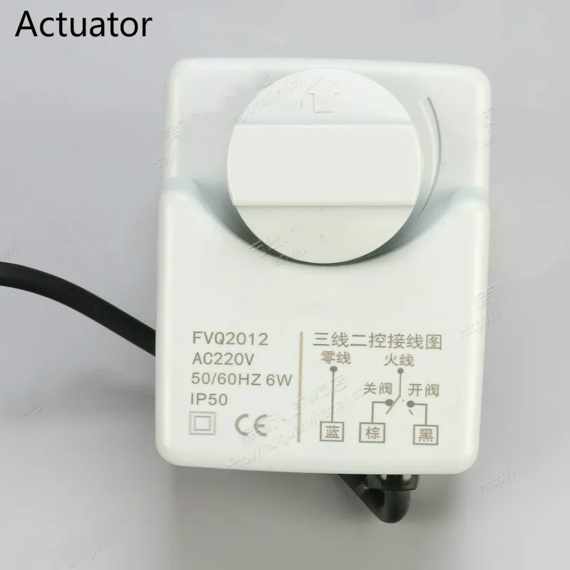 3 way AC220V DN15(G1/") до DN40(G1-1/2") 3 провода латунный моторизованный шаровой клапан/Электродвигатель с ручным переключателем