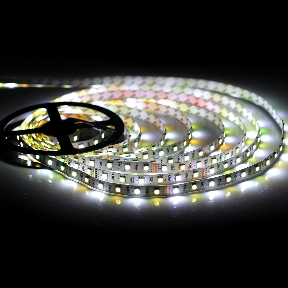 Светодиодная лента 5050 RGB RGBW rgbww 60 Светодиодный s/m 1 м 5 водонепроницаемая