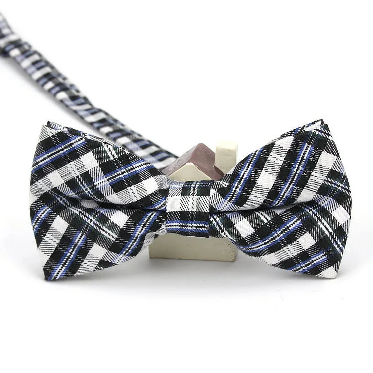Модные Классические свадебные деловые праздничное хлопковое Tartan галстуки