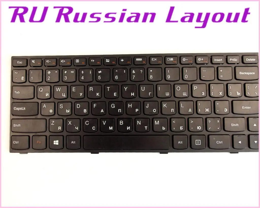 Русская RU раскладная клавиатура для LENOVO Flex 2-15 2-15D 20405 20377 25214725 25214780 T6G1-US Z50