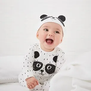 Детский комбинезон с длинным рукавом пандой|baby romper long|panda baby romperbaby long sleeve |