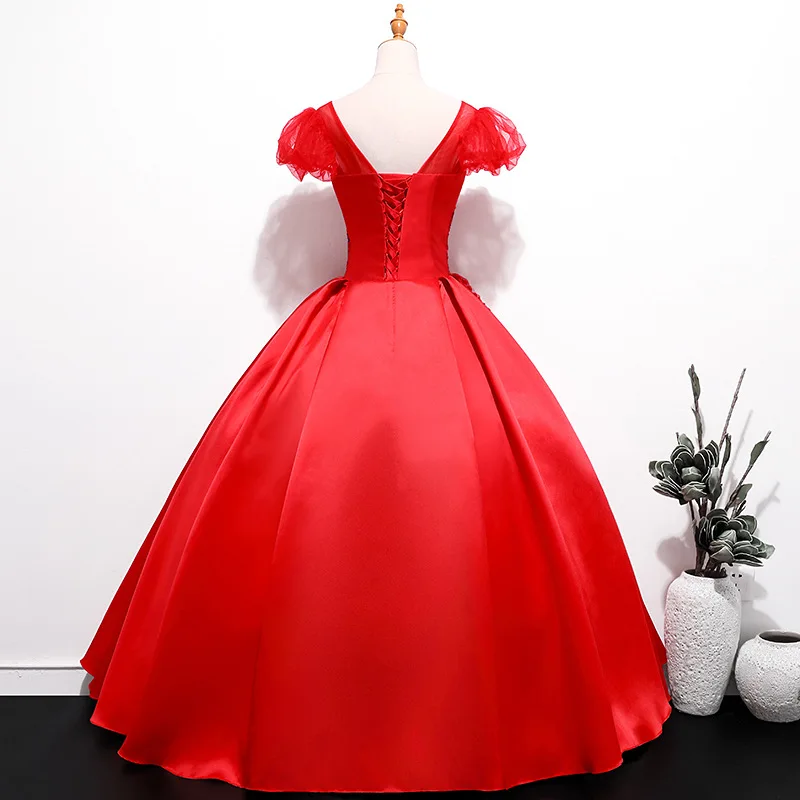 Винно-красное Тюлевое бальное платье пышное милое Quinceanera 16 платьев 2019 V-образный
