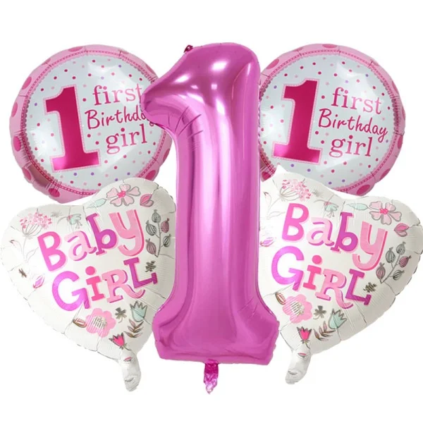 10 шт. 12 дюймов синий/розовый "It Is a Boy/It Is a Girl" латексный шар детский душ День Рождения Вечеринка детская вечеринка Декор поставки - Color: 5pcs girl