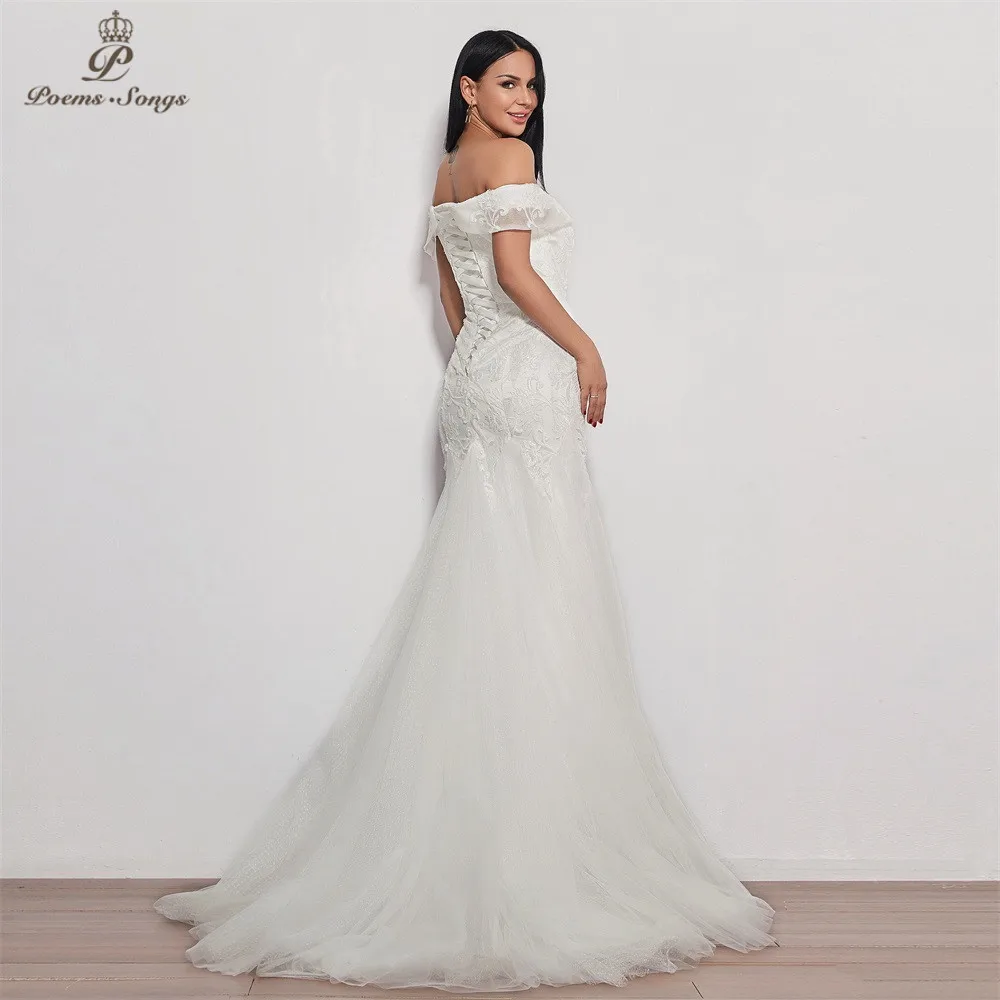 Новый стиль Туфли цвета слоновой кости с блестками свадебное кружевное платье 2021