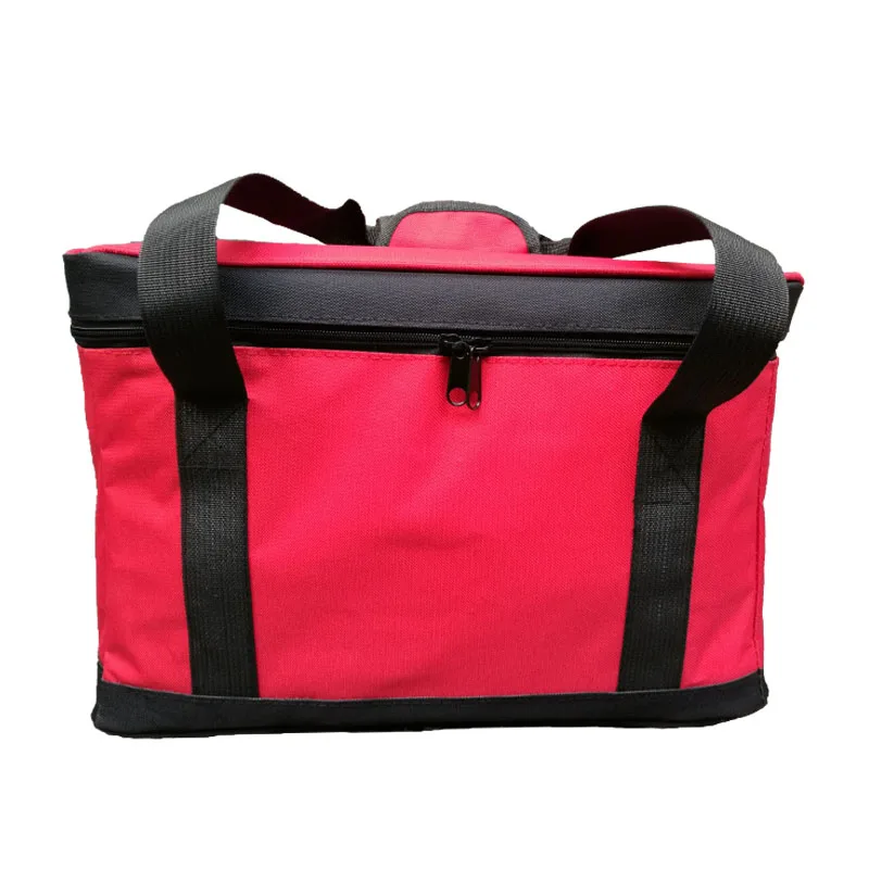 21L red 13L-47L большой емкости Охладитель Мешок тепловой Ланч-бокс для пикника пакет для льда еда напитки вино свежее может перевозить транспортное средство изоляции крутой мешок - Цвет: 21L red