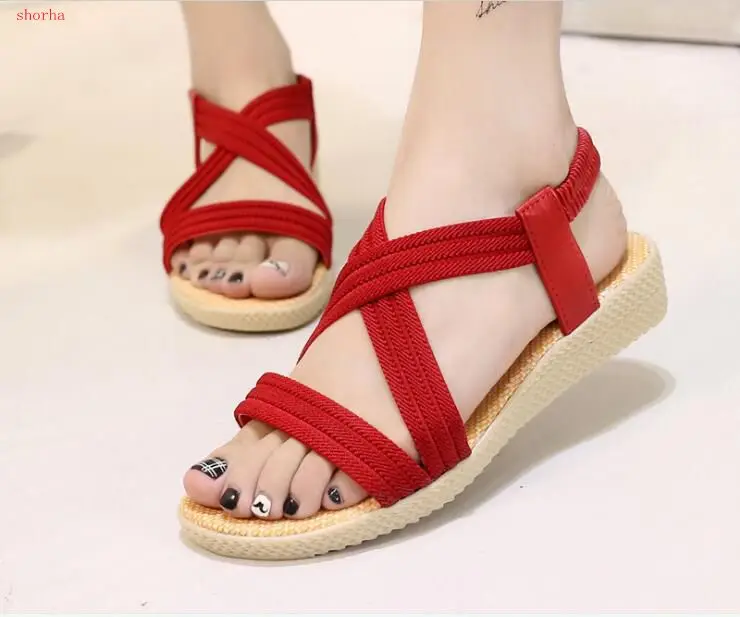 Новинка Модные женские сандалии в богемном стиле удобная женская обувь пляжные