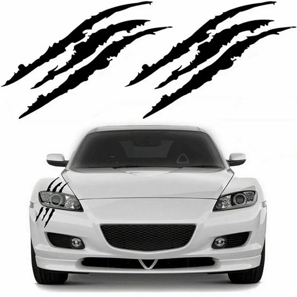Наклейки в полоску с когтями и царапинами для фар Camaro Dodge | Дом сад