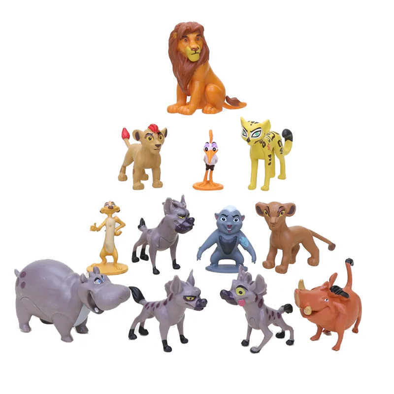Фигурки героев мультфильма Король Лев Simba Nala Timon ПВХ 12 шт./компл. классические