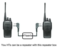 rpt 2d two way radio repeater box for two transceivers stati walkie talkie signal extension