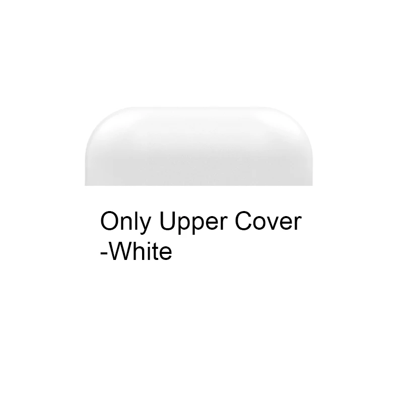 Only White Cover Ультратонкий Мягкий силиконовый чехол для Apple AirPods 2 для Air Pods противоударный защитный чехол для наушников Водонепроницаемый Аксессуар для гарнитуры - Цвет: Only White Cover