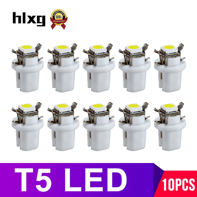 10 шт. Led T5 B8 5D лампа освещение салона для чтения сигнальные лампы приборная панель